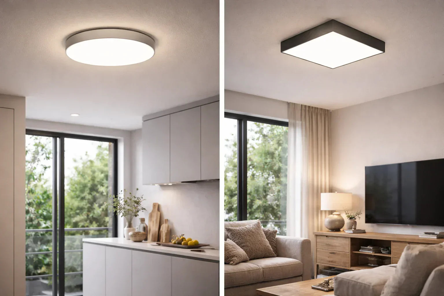 מנורות צמודות תקרה: כך בוחרים נכון ויוצרים אור אחיד בבית