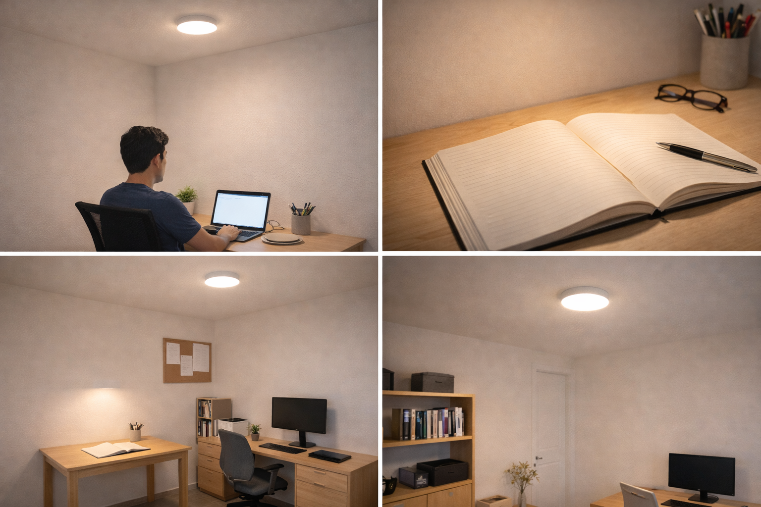 תאורה במשרד ביתי