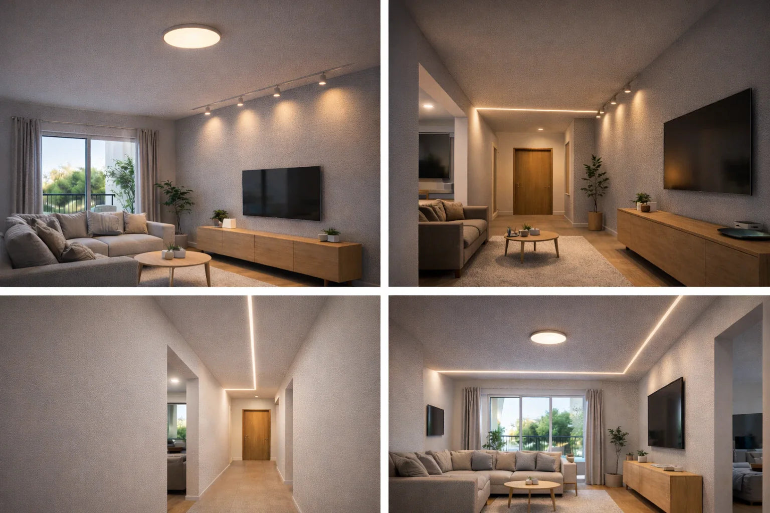 תאורה בתקרות נמוכות