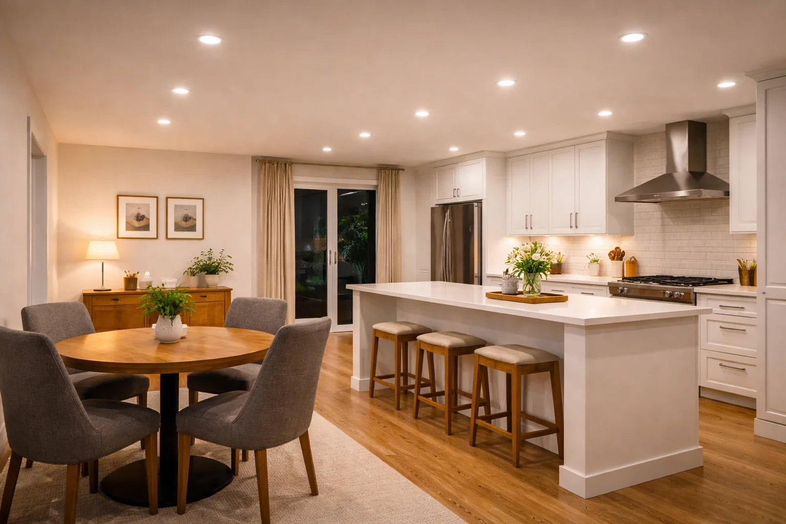 שקועים עושים כתמים? כך מתקנים מרחקים וזוויות לאור אחיד