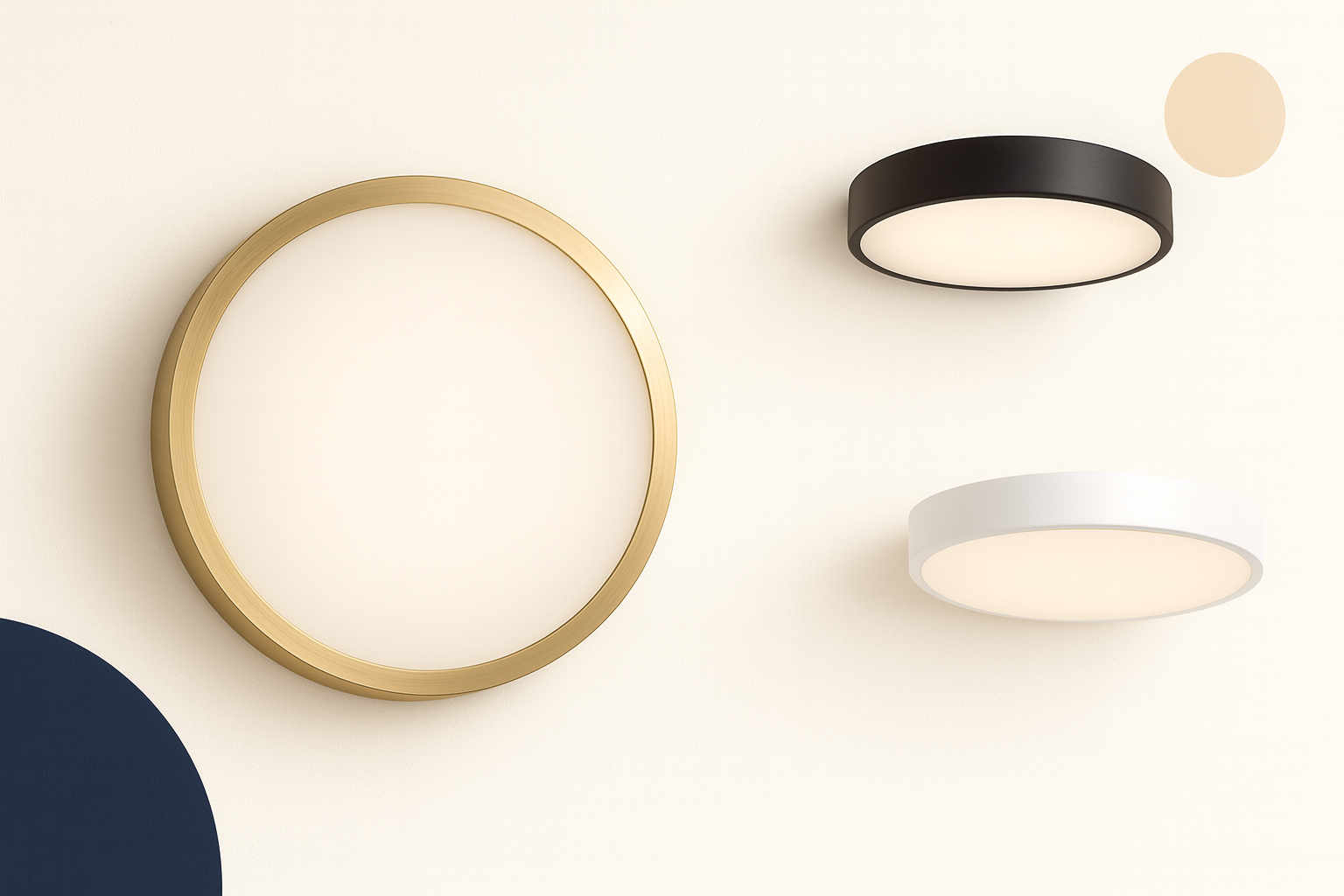 מנורות צמודות תקרה