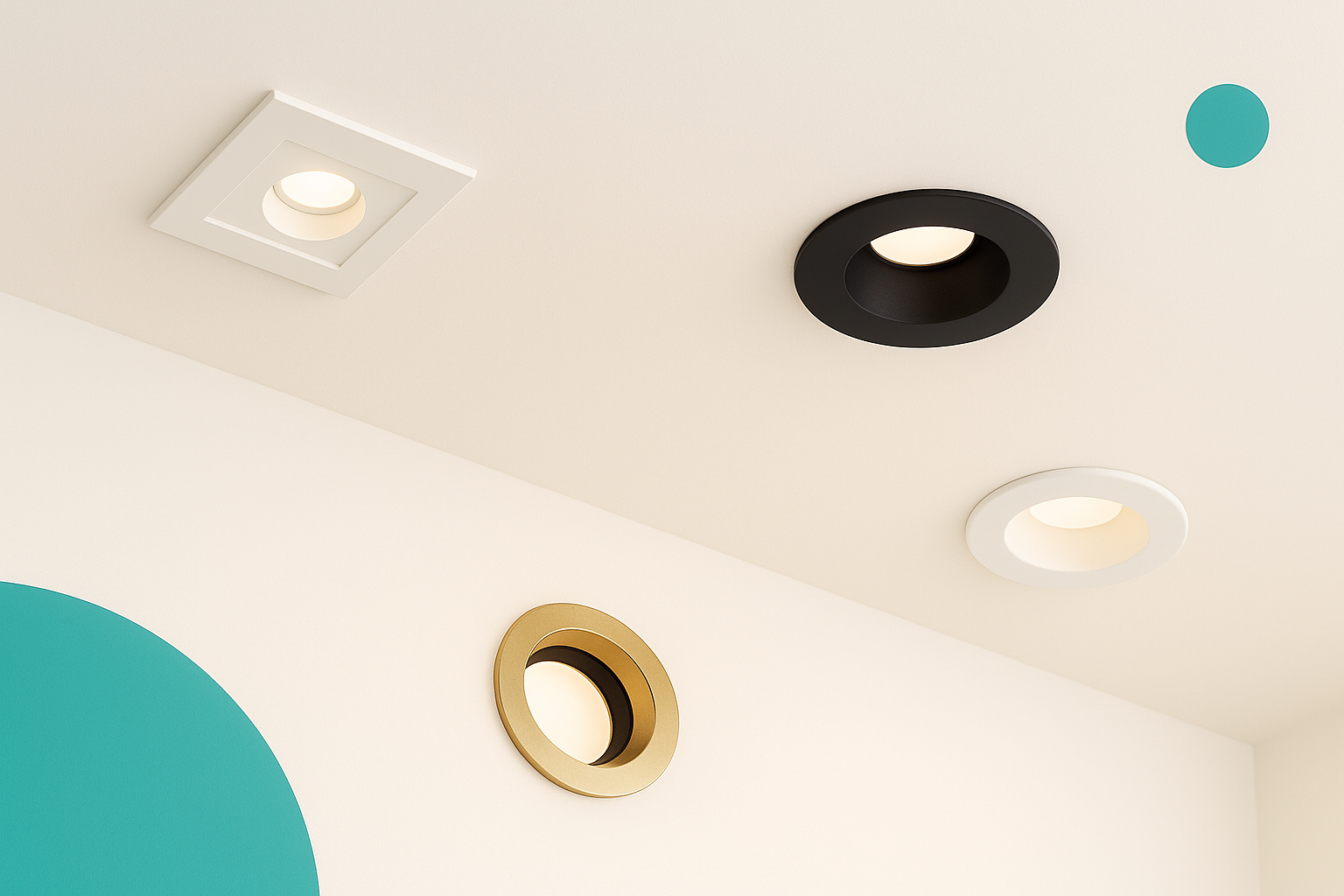 גופי תאורה שקועי תקרה