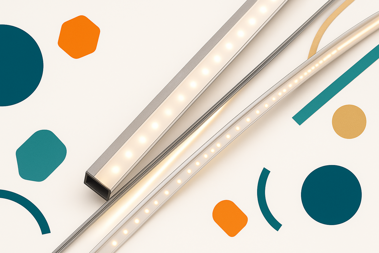 אביזרי תאורה - פסי לד גמישים