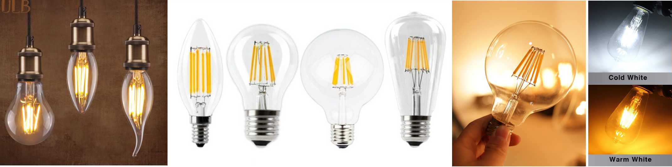 נורות לד דמוי פחם Filament