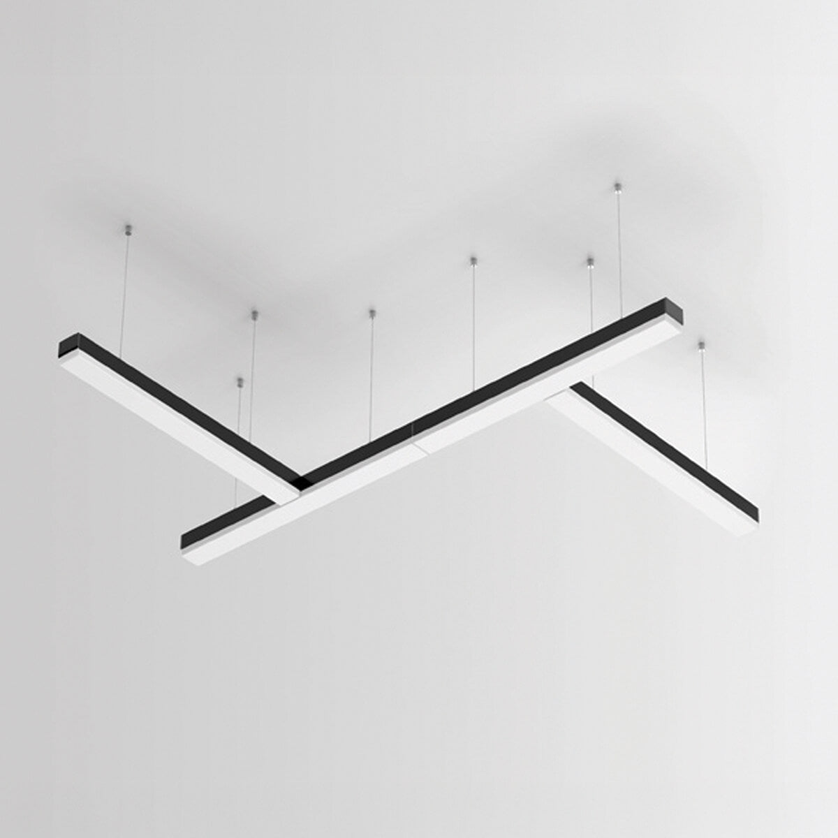 צמוד תקרה/תליה CCT 30W OSTEE באורך 60 ס"מ-שחור - Hanging lamps with built-in LED