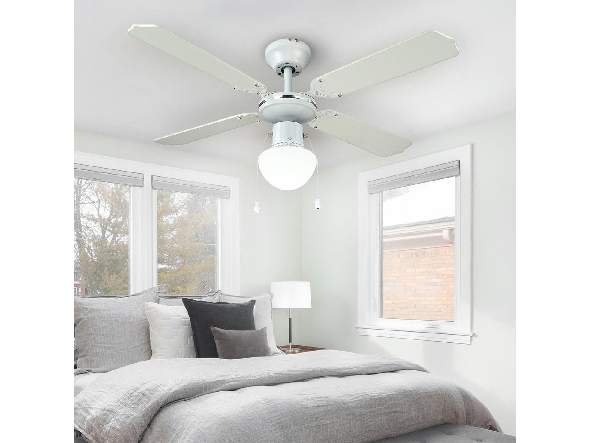 מאוורר תקרה 42" MIAMI - Hanging lamps with bulbs