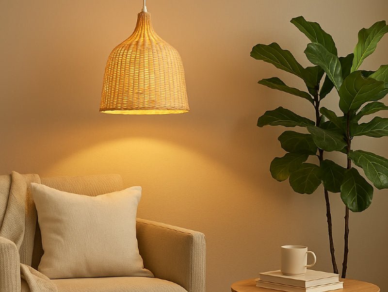 מנורת תלייה קש CARE