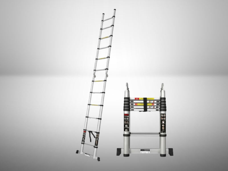 סולם אלומיניום FOLD-A טלסקופי,3.8 מ',תוצרת STARKE