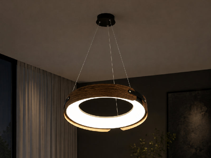 מנורת תלייה Natural Oak Wood