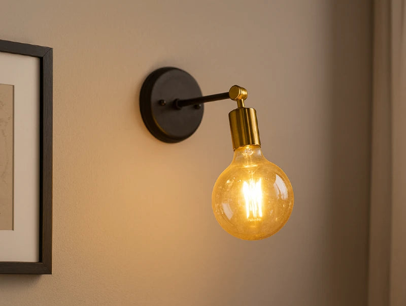 מנורת קיר GOLDLINE ליד תמונה