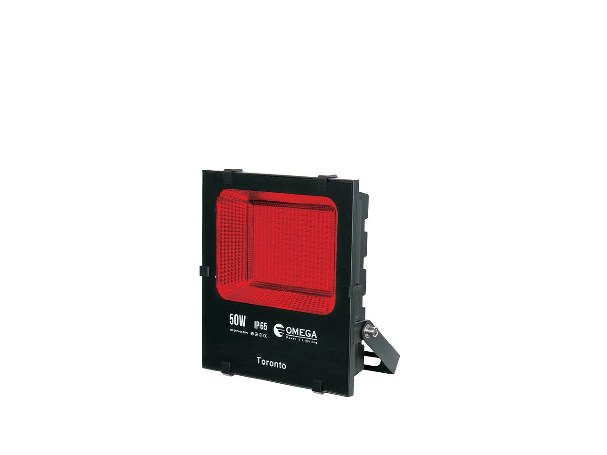 פנס הצפה מקצועי TORONTO - אור אדום - Flood Lights באתר לדמרקט