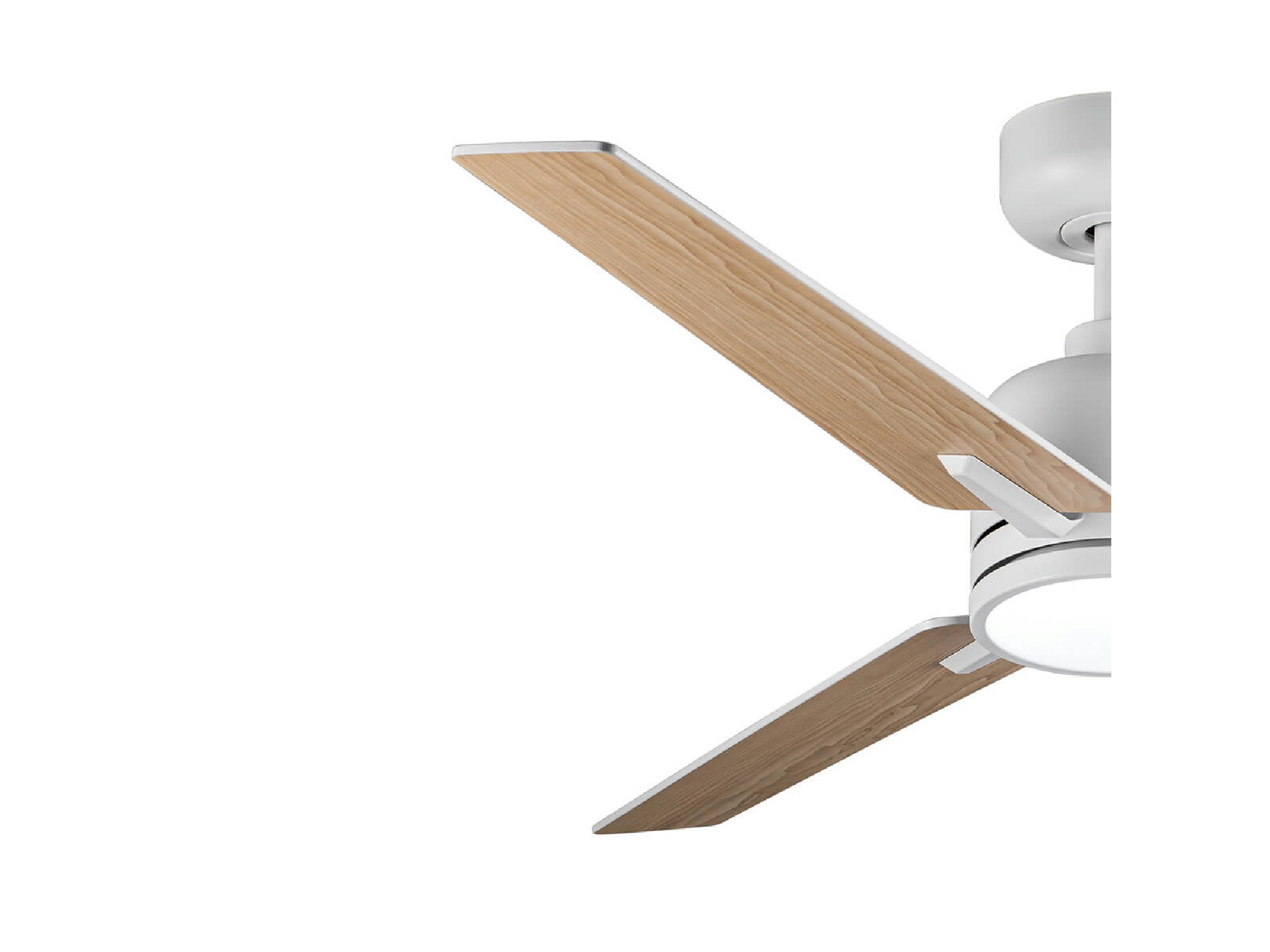 מאוורר תקרה "25W GENESIS50 42 עם שלט- לבן - Flush Mount Ceiling Light