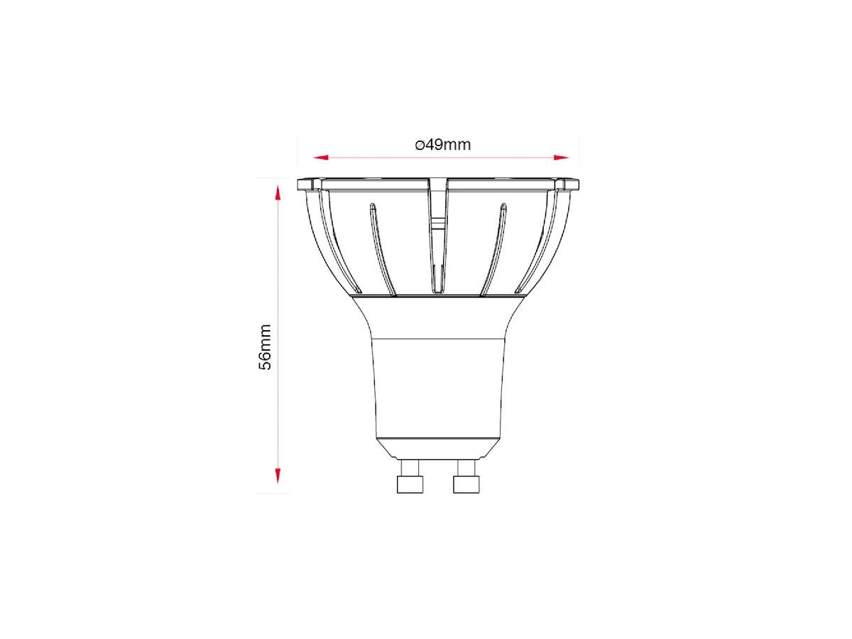דיקרויקה 8W 230V GU10 650Lm 2900K ניתן לעמעום ADVANCE - LED Bulbs באתר לדמרקט