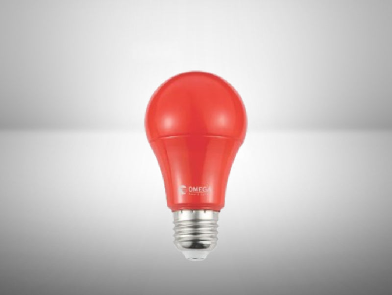 נורת לד 9W A60 אור אדום E27