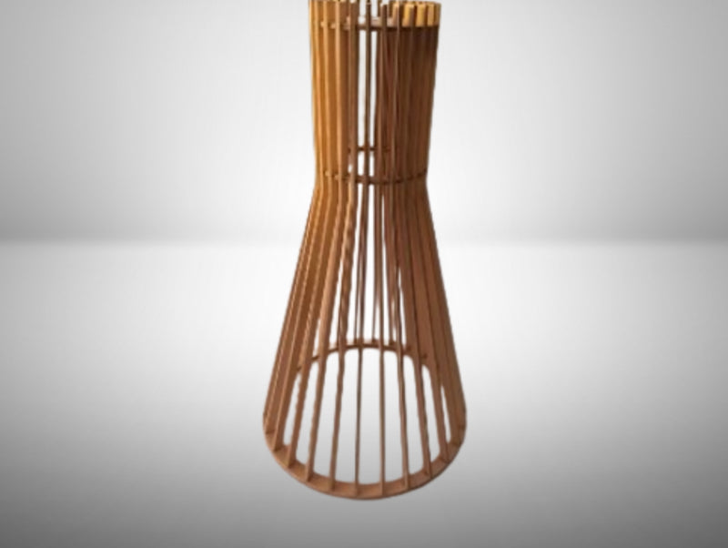 מנורת תלייה מעץ