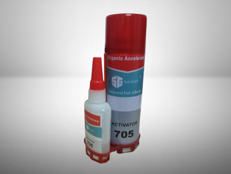 סט דבק מהיר עם מאיץ – SAIGAO Activator 705