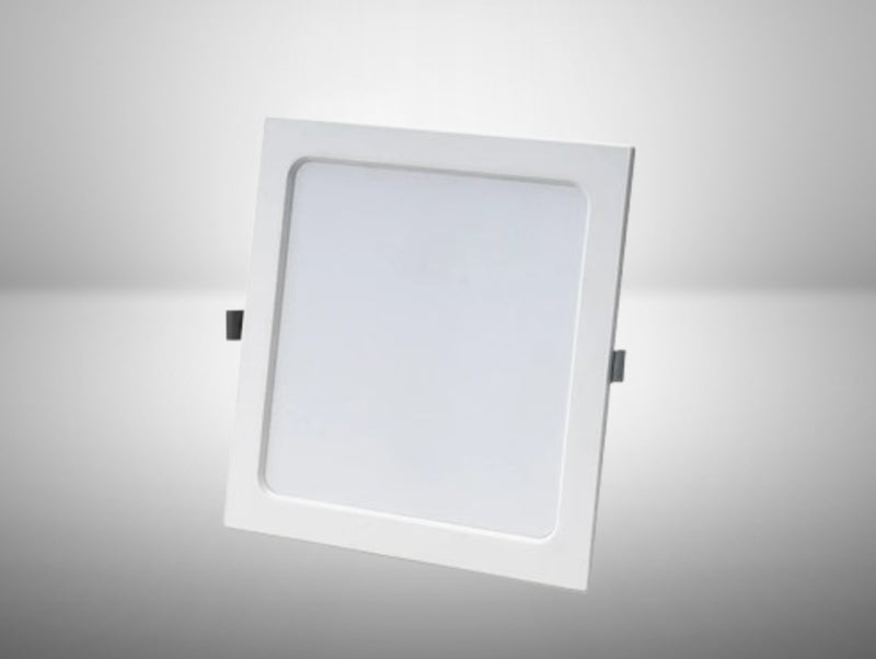 פאנל תאורה שקוע תקרה מרובע לבן SLIDE CCT 15W של OMEGA