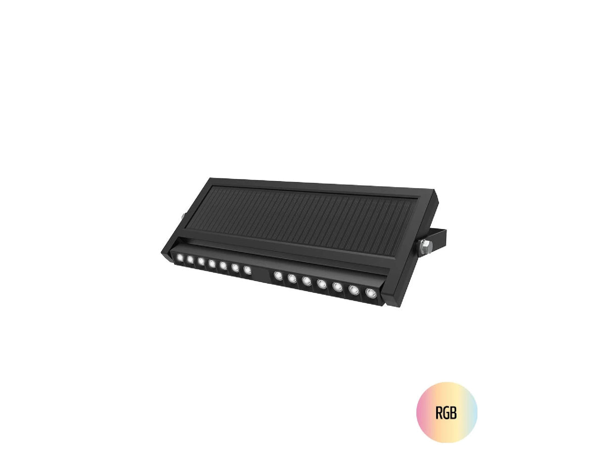 תאורת גינה סולארית לקיר OMEGA IP54 RGB GARDINI 24W - Flood Lights באתר לדמרקט