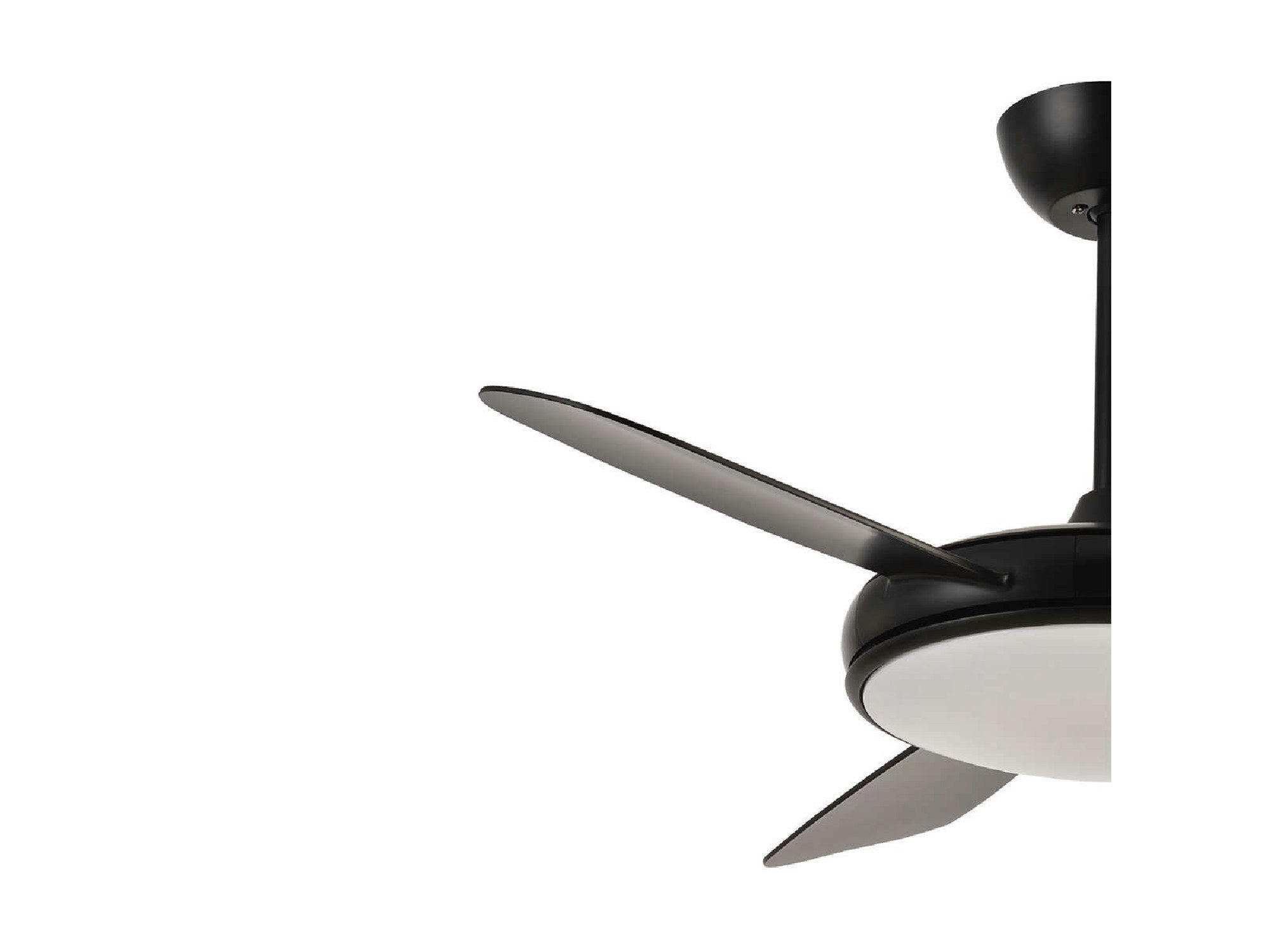 מאוורר תקרה "32W ROY 52 עם שלט -שחור - Ceiling Fan with Light