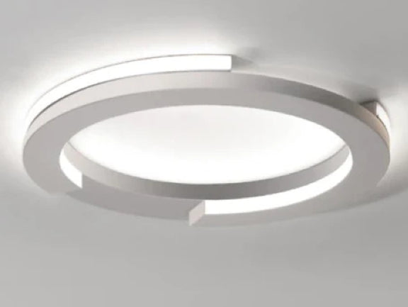 מנורה צמודת תקרה מסדרת ROUND CIRCULAR  + שלט + 3 גווני אור מובנים + דימר