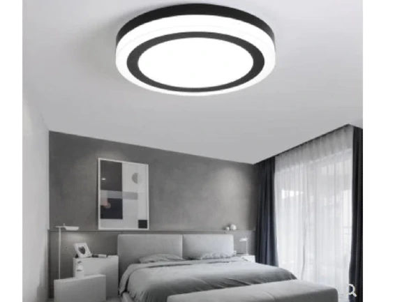 מנורה צמודת תקרה - צבע שחור- CCT RELAX - 40cm - עודפים