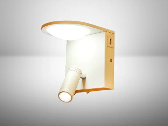 מנורת קיר מתכוננת + תאורת אווירה + מטען USB מובנה SHOW - תצוגה