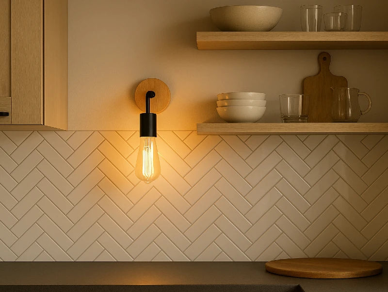מנורת קיר SIMPLE WOOD