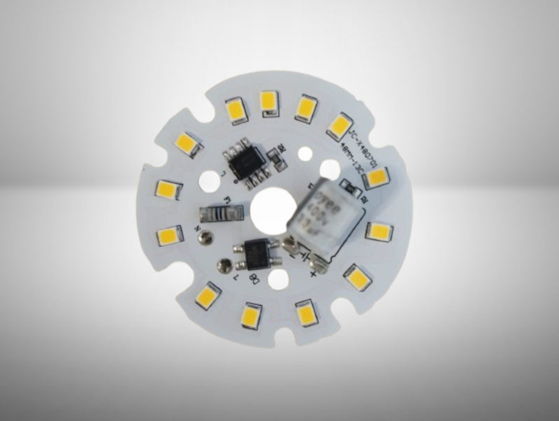 מודול לד עגול 6W בגוון אור לבן חם