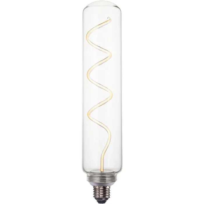 ג'מבו לד שקוף סדרת נוגה 5W E27 1800K אורך 30 ס"מ T60 ניתן לעמעום - LED Bulbs באתר לדמרקט