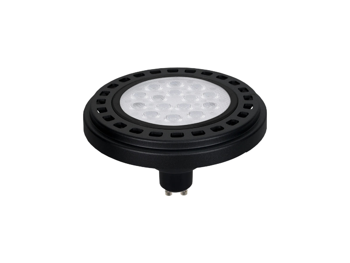 לד AR111 אלומיניום גימור שחור 15X1 וואט 230V עמעום שחור חם 3000K - LED Bulbs באתר לדמרקט