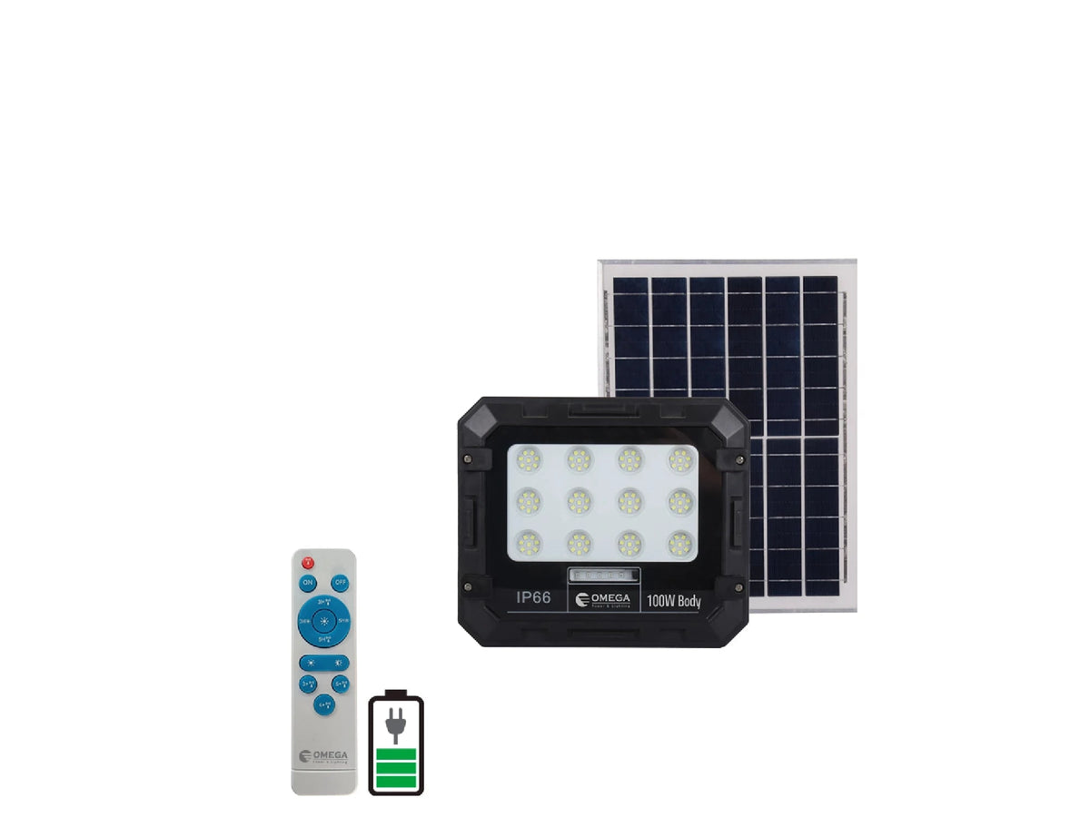פנס הצפה נטען סולארי HORNET - Flood Lights באתר לדמרקט