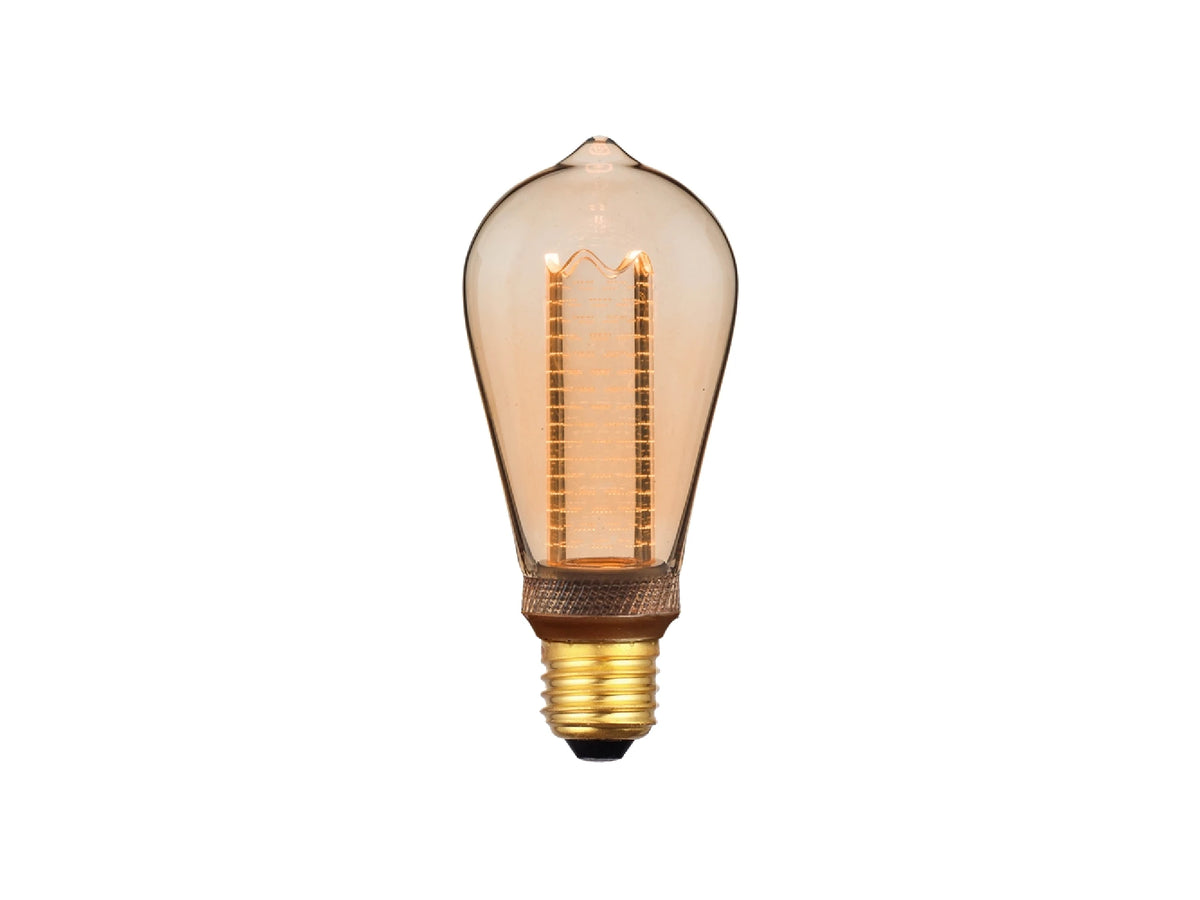 נורת לד לייזר ST64 E27 3W - LED Bulbs באתר לדמרקט