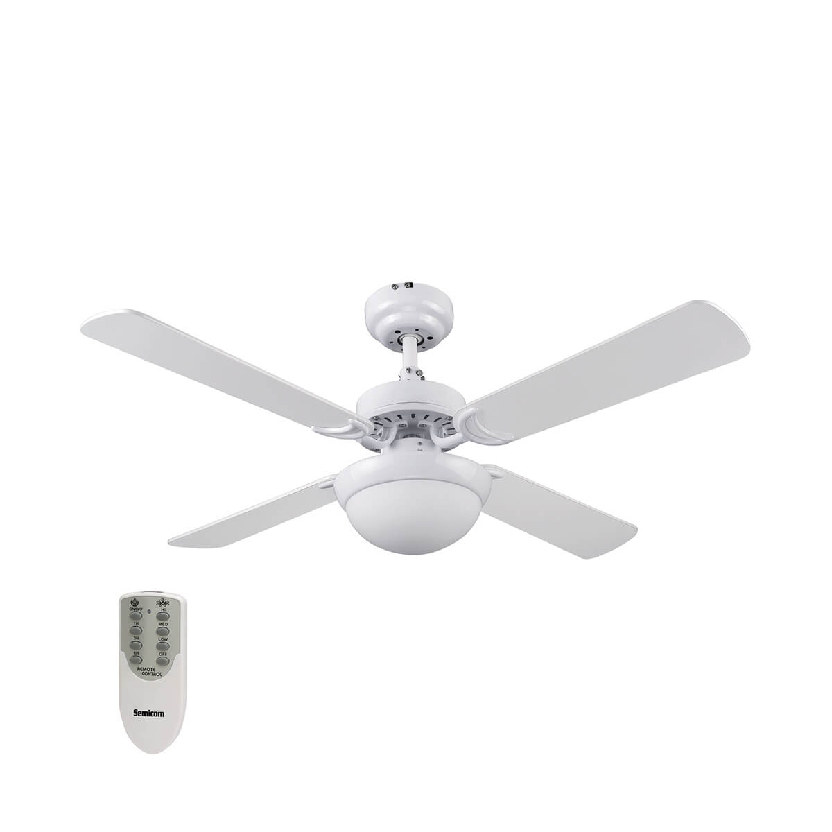 מאוורר תקרה "GENESIS1 42 עם תאורת לד ושלט - Hanging lamps with built-in LED