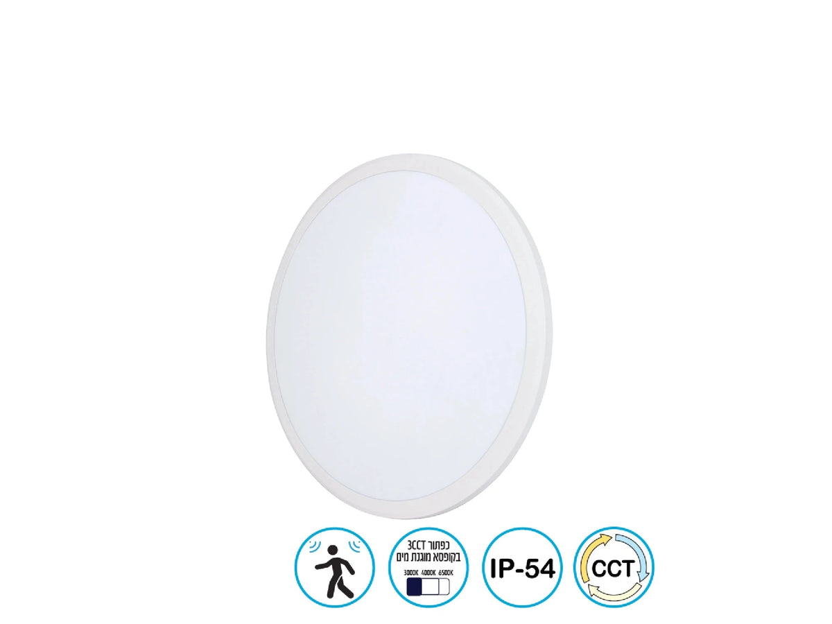 פלפון BRUNO CCT + חיישן תנועה 30W - Outdoor Wall and Ceiling Lights באתר לדמרקט