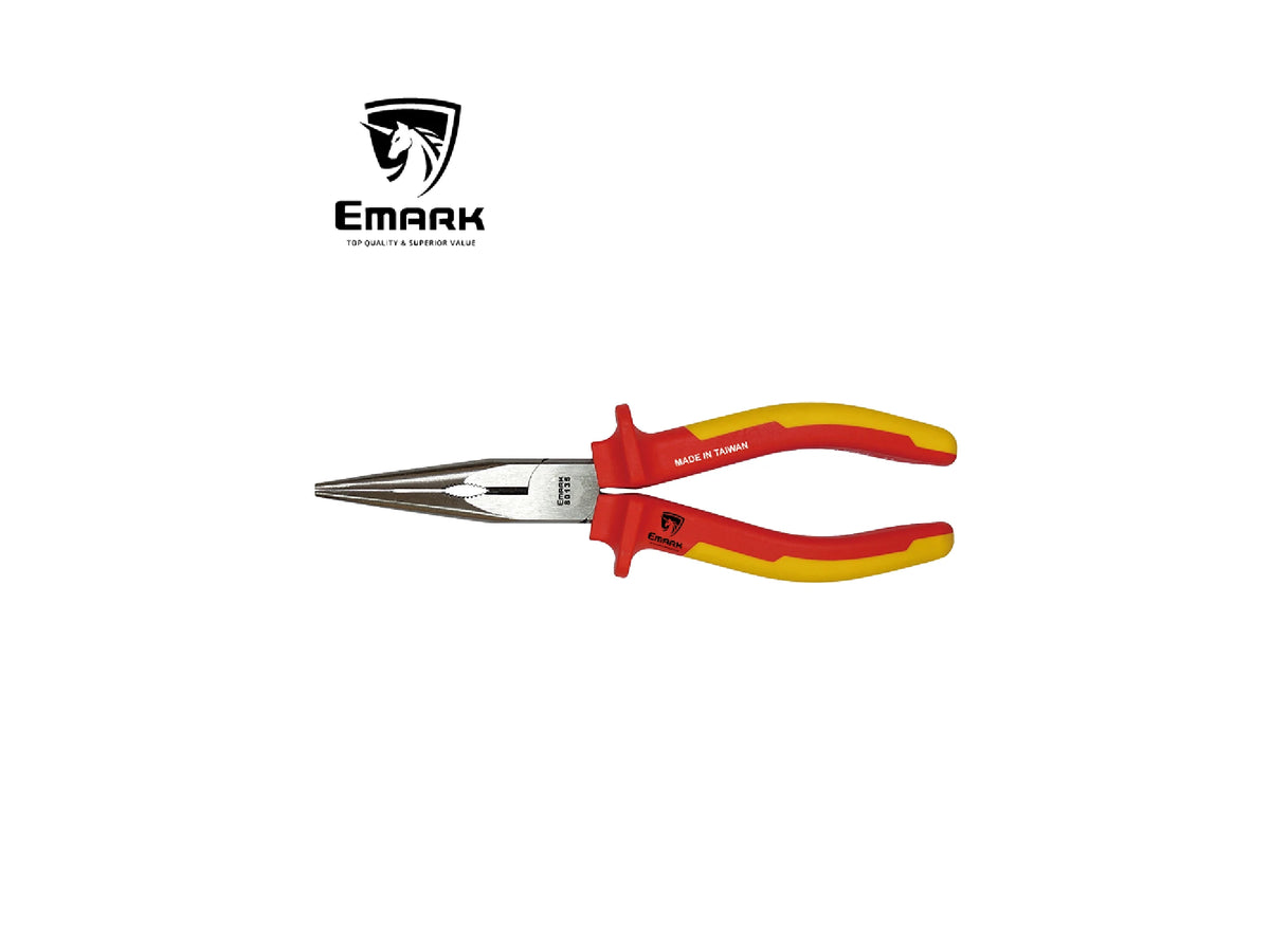 פלייר אף ארוך 8" מבודד EMARK 1000V VDE - כלי עבודה וציוד למעבדה באתר לדמרקט