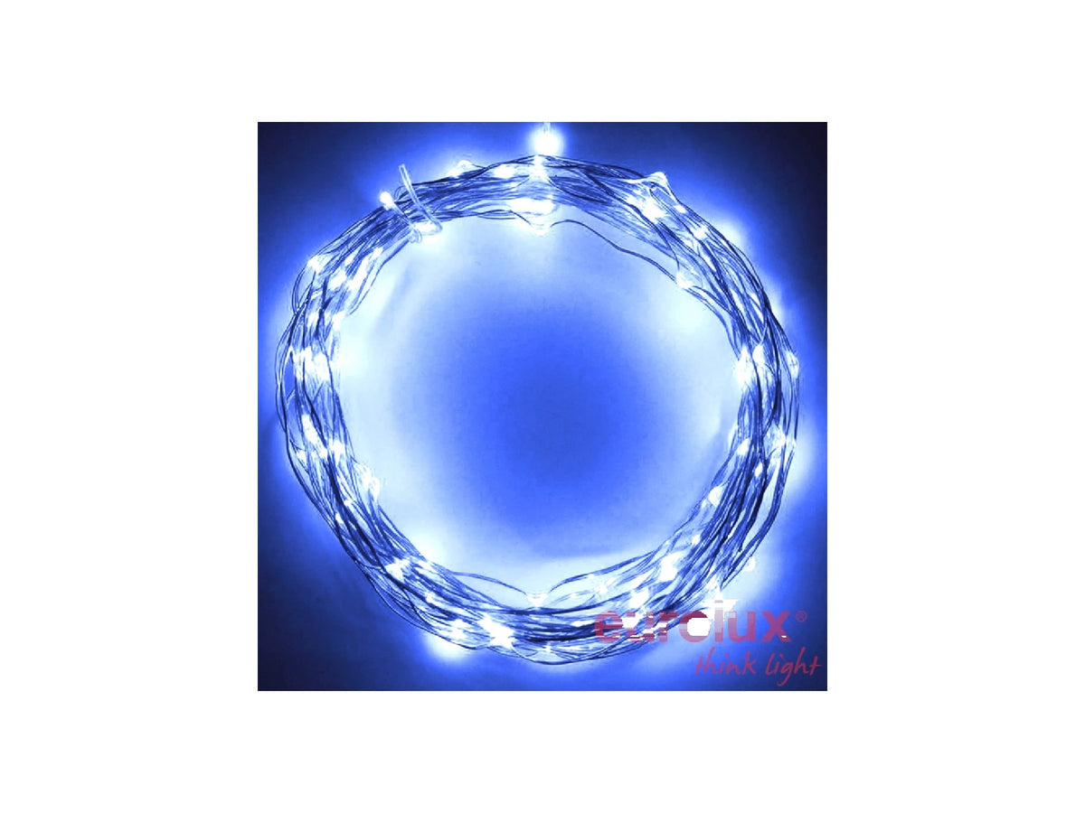 ●● חבל ננו לדים 50 לדים 5 מטר אור כחול USB - String Lights באתר לדמרקט
