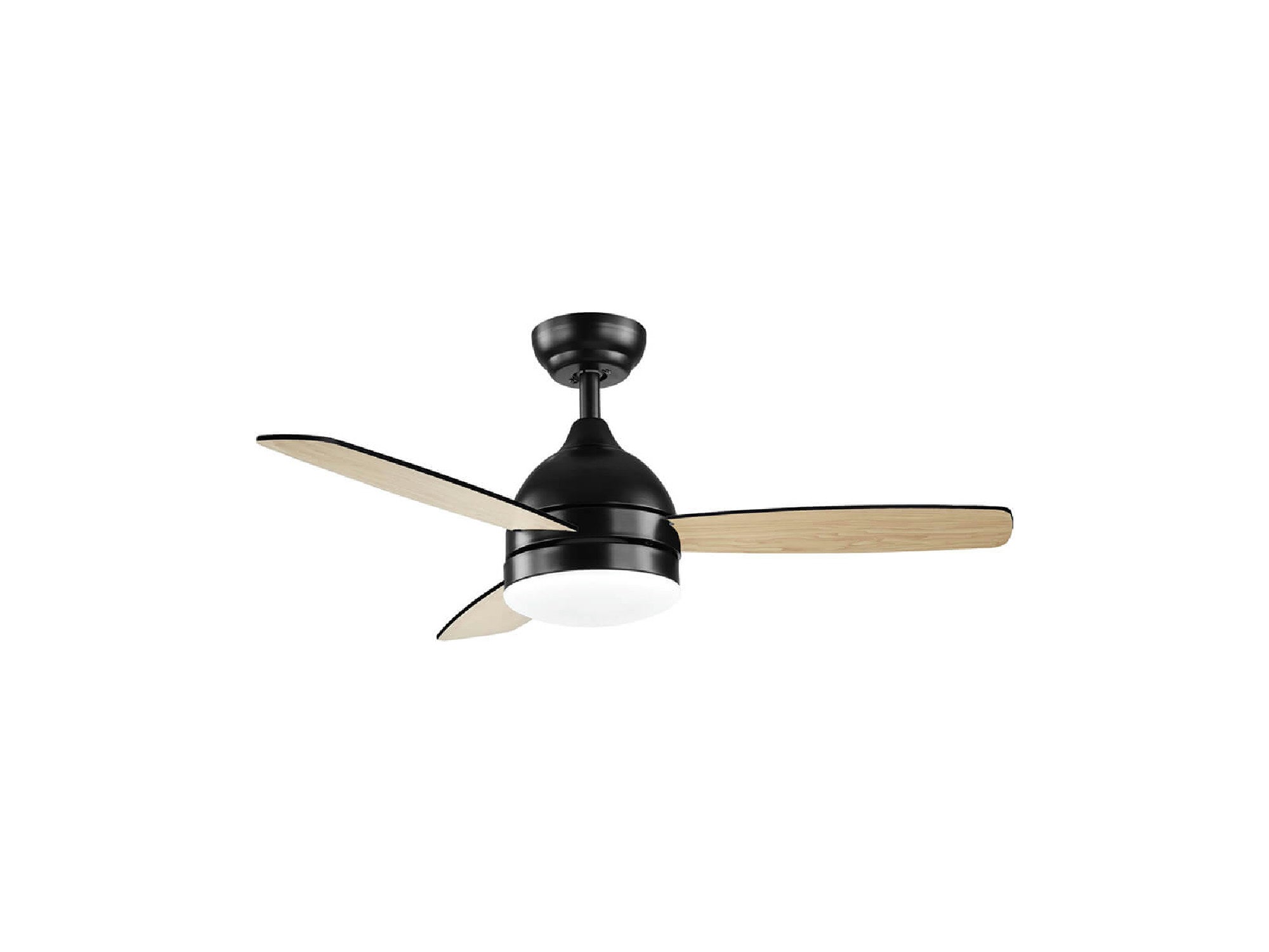 מאוורר תקרה "25W DC STORM 42 עם שלט-שחור - Ceiling Fan with Light