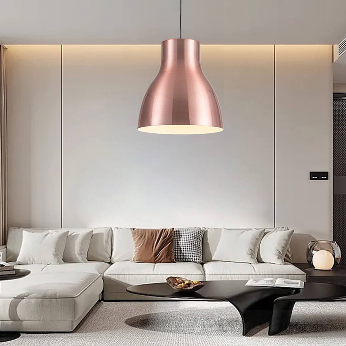 מנורת תליה E27 LATIANO קוטר 40 ס"מ - Hanging lamps with bulbs