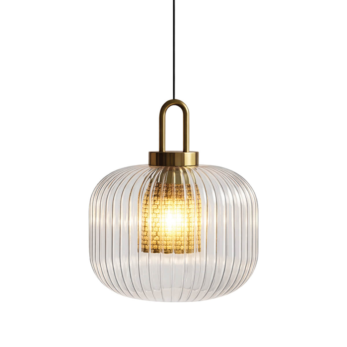 מנורת תליה LUZ E27 בקוטר 25 ס"מ - Hanging lamps with bulbs