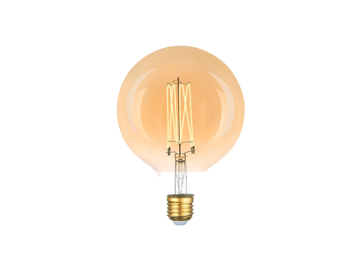פילמנט לד G125 דמוי פחם ניתן לעמעום 230V E27 2200K 5W CRI90 - LED Bulbs באתר לדמרקט