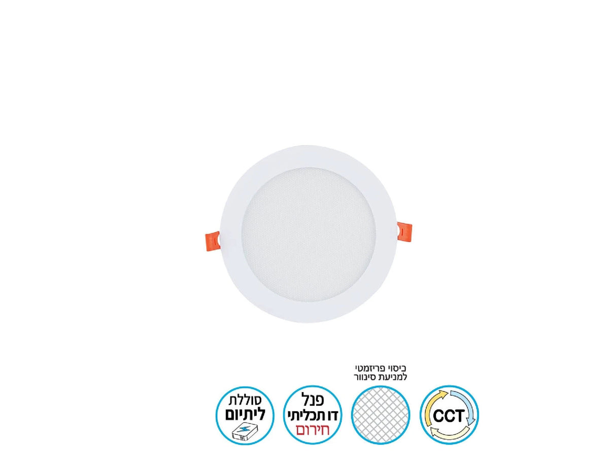 פנל Classic CCT שקוע 18W חירום דו תכליתי - Emergency Lighting באתר לדמרקט