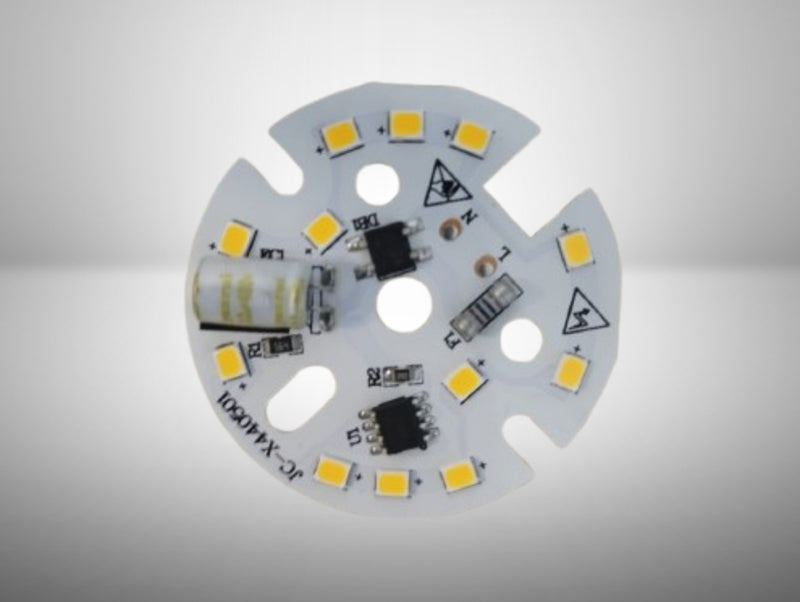 מודול לד עגול 6W בגוון אור לבן חם/אור יום