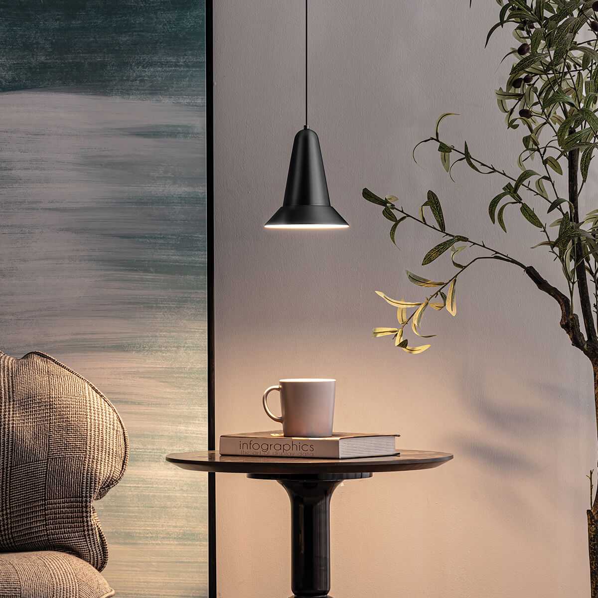מנורת תליה מרגריט 10W - Hanging lamps with built-in LED