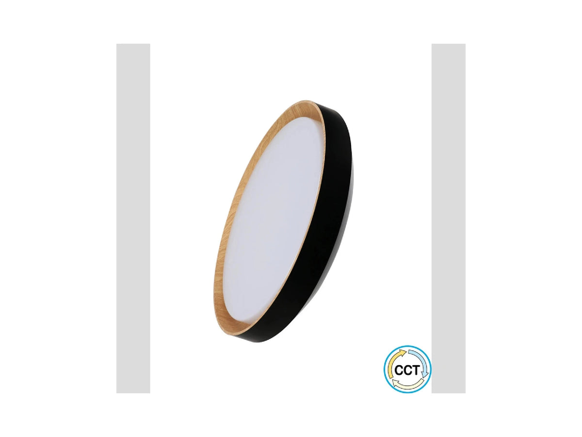 גוף תאורה צמוד תקרה 70W SERONA כפתור CCT - Flush Mount Ceiling Light באתר לדמרקט