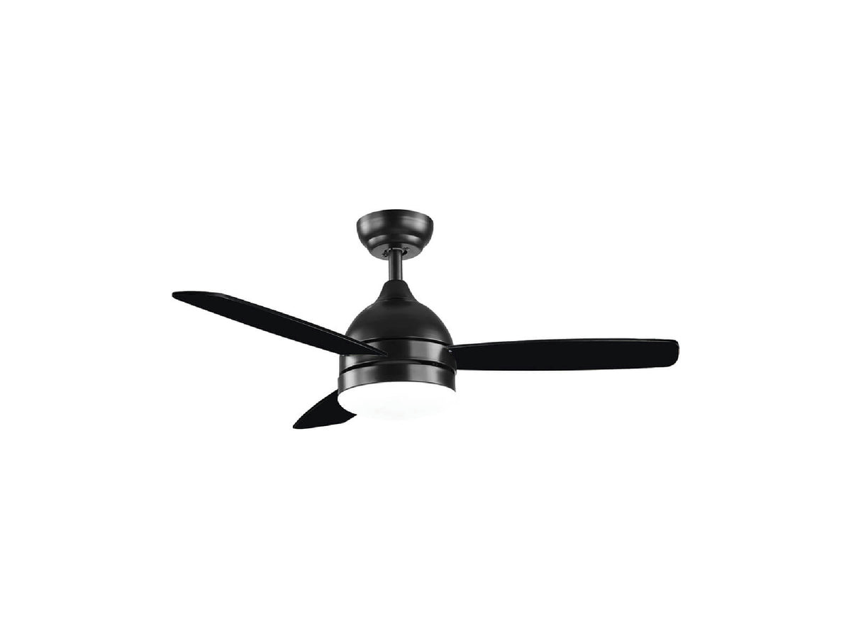 מאוורר תקרה "25W DC STORM 42 עם שלט-שחור - Ceiling Fan with Light