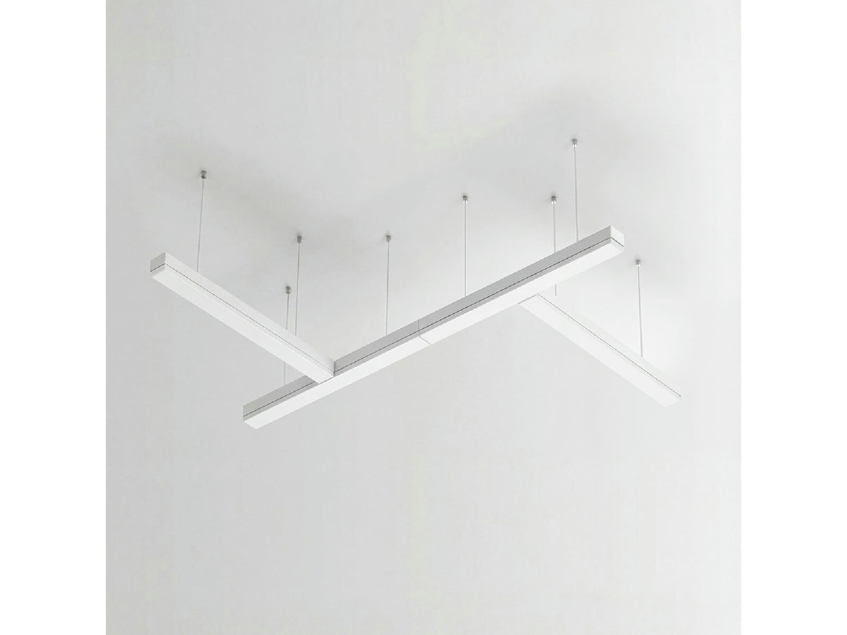 צמוד תקרה/תליה CCT 30W OSTEE באורך 60 ס"מ-לבן - Hanging lamps with built-in LED
