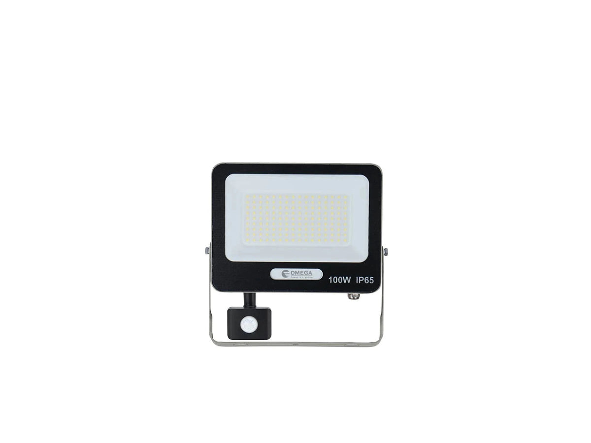 זרקור דקורטיבי UGR,100W+חיישן,אור חם,אפור OMEGA NEW STRIKE - Flood Lights באתר לדמרקט