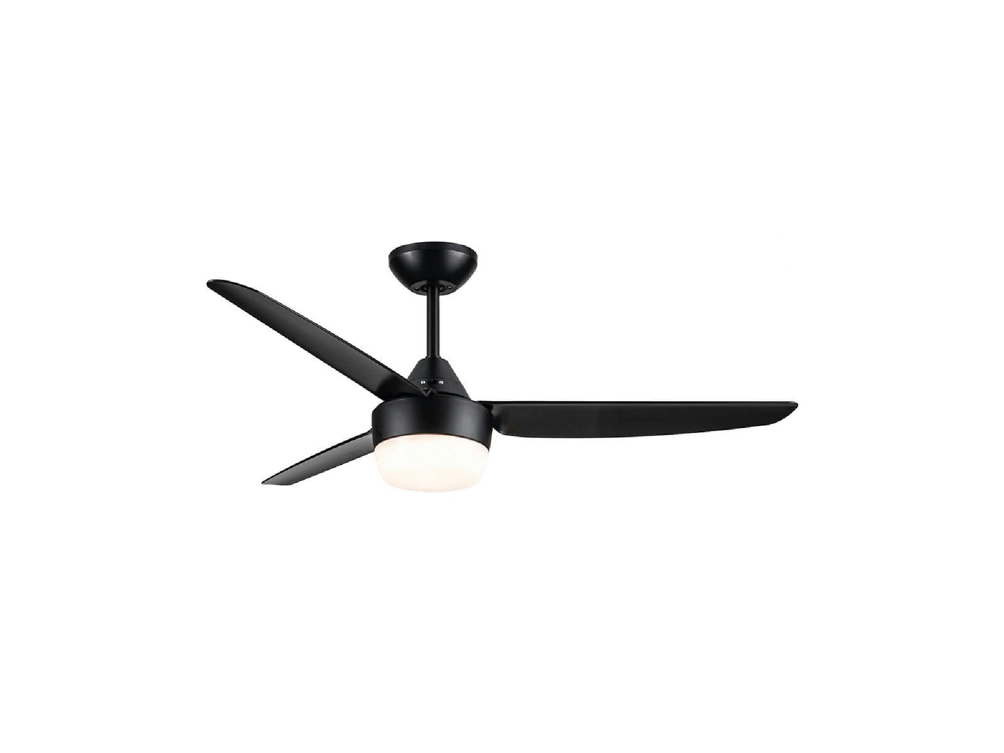 מאוורר תקרה "CCT 18w BALCONY 48 עם שלט-שחור - Ceiling Fan with Light