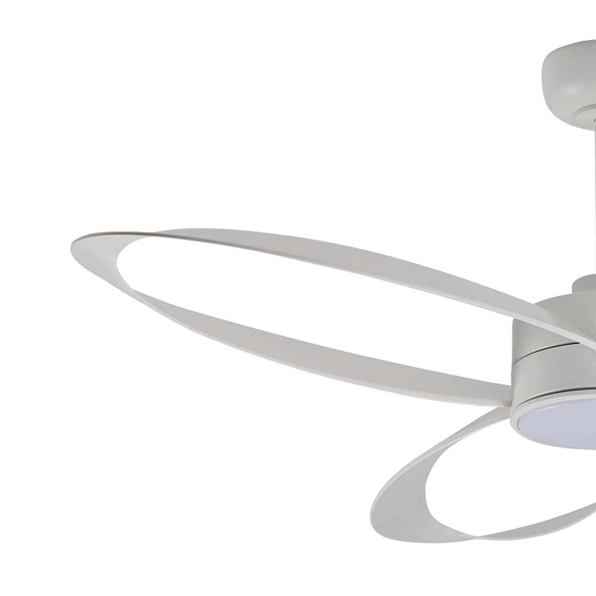 מאוורר תקרה "25W CHILL 52 עם שלט- לבן - Ceiling Fan with Light