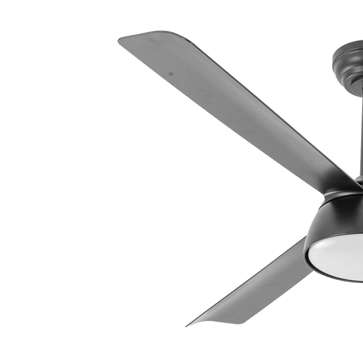 מאוורר תקרה "22W GENESIS70 52 עם שלט- שחור - Ceiling Fan with Light